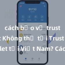 cách bảo vệ trust wallet Không thể tải Trust Wallet tại Việt Nam? Cách khắc phục